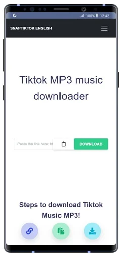 Tiktok mp3 download Android